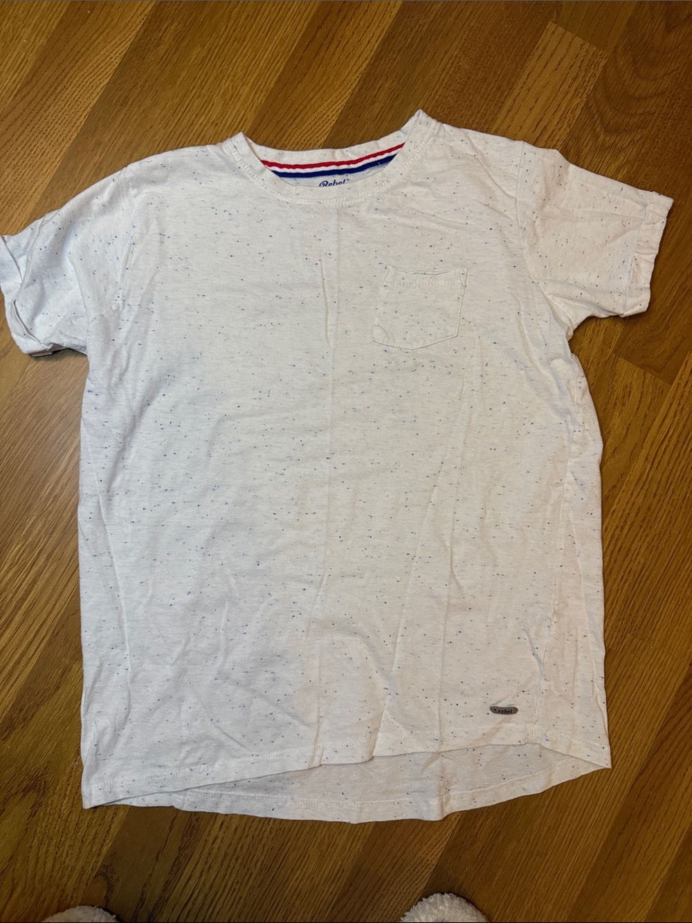Men's White Heather Pocket T-Shirt